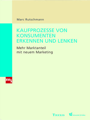 cover image of Kaufprozesse von Konsumenten erkennen und lenken